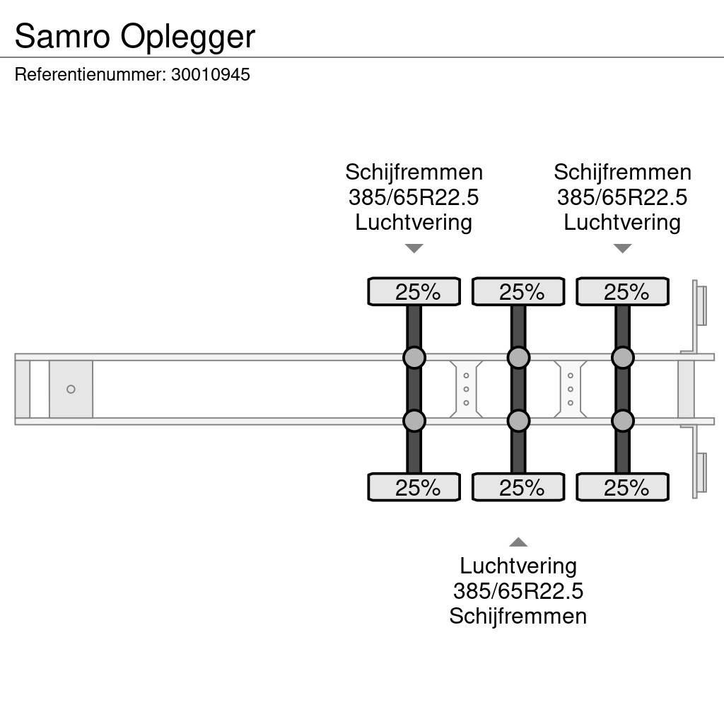 Samro Oplegger Elhúzható ponyvás félpótkocsik