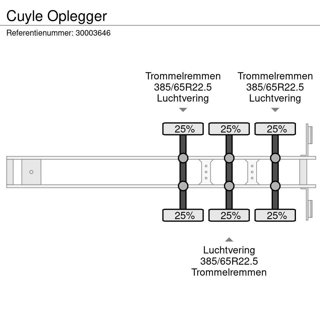  Cuyle Oplegger Platós / Ponyvás félpótkocsik