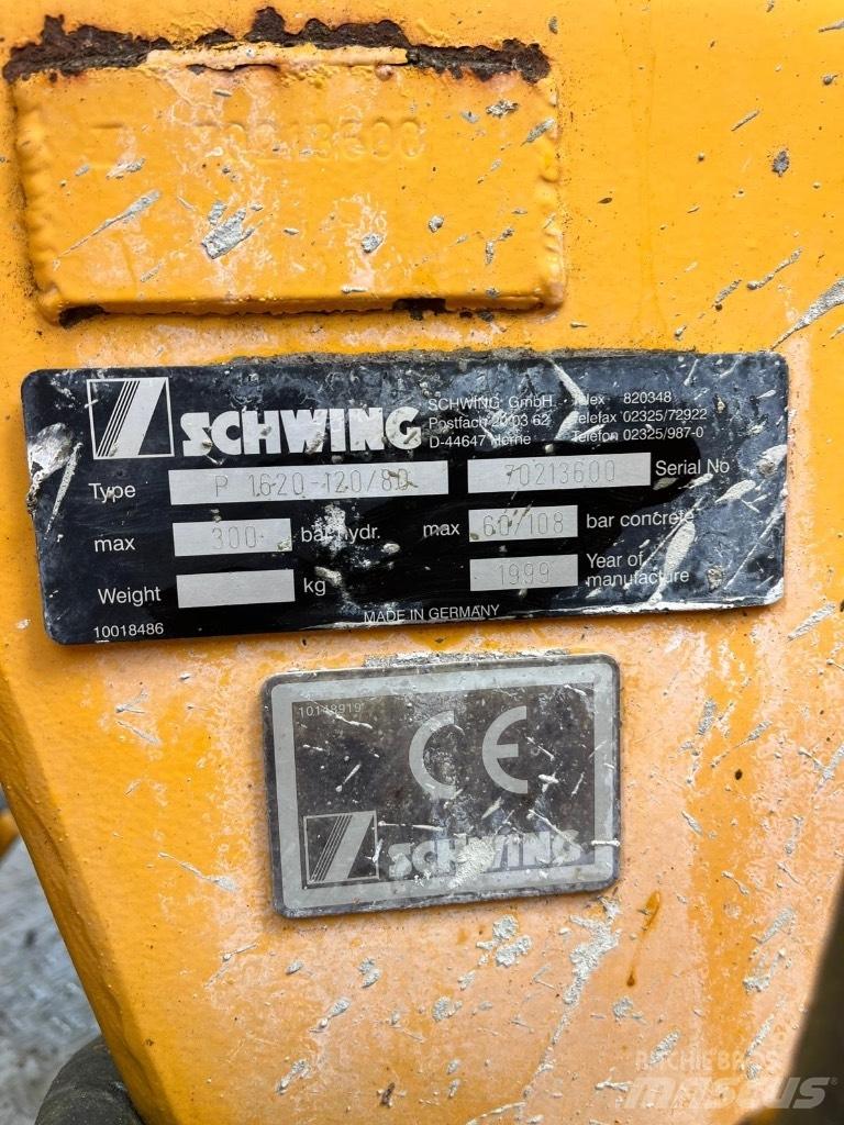Schwing P1620-120/80 Betonpumpák