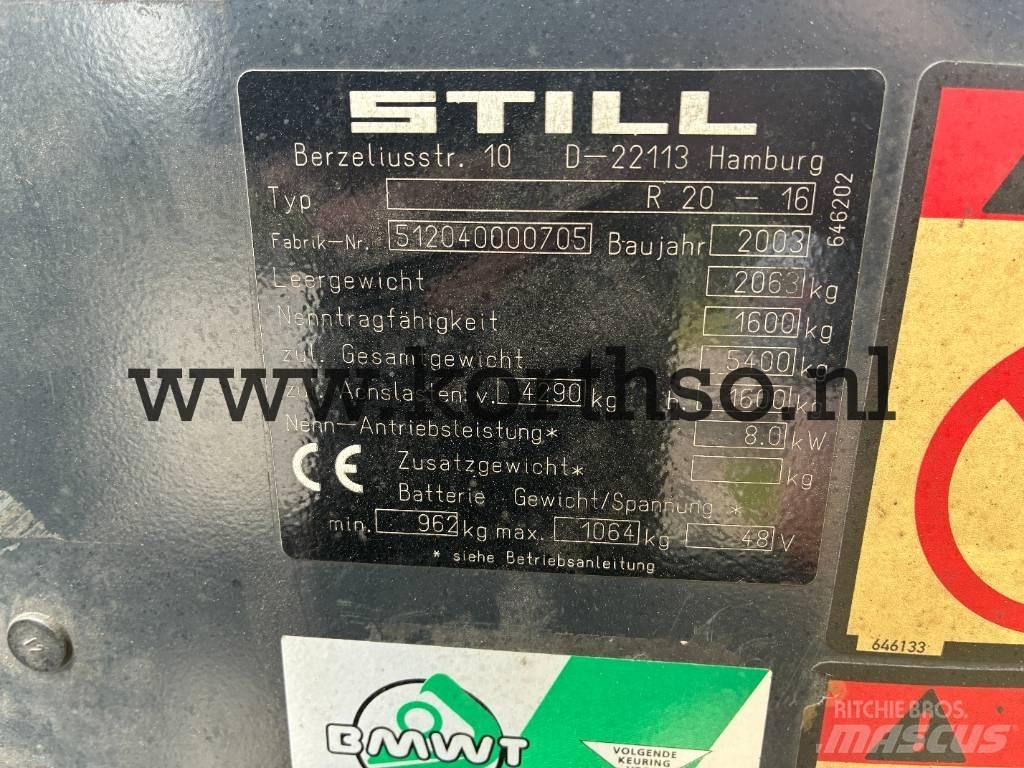 Still R 20-16 Elektromos targoncák