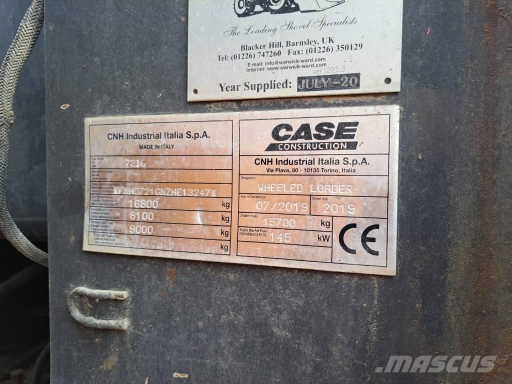 CASE 721 G Gumikerekes homlokrakodók