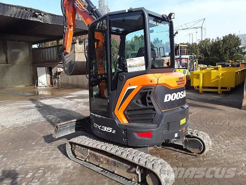 Doosan DX 35 Z Mini kotrók < 7t