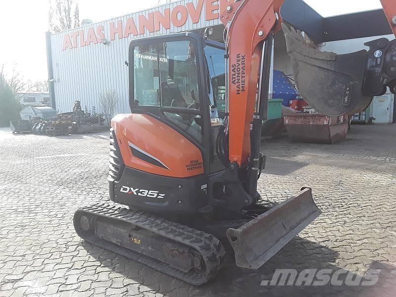 Doosan DX 35 Z Mini kotrók < 7t