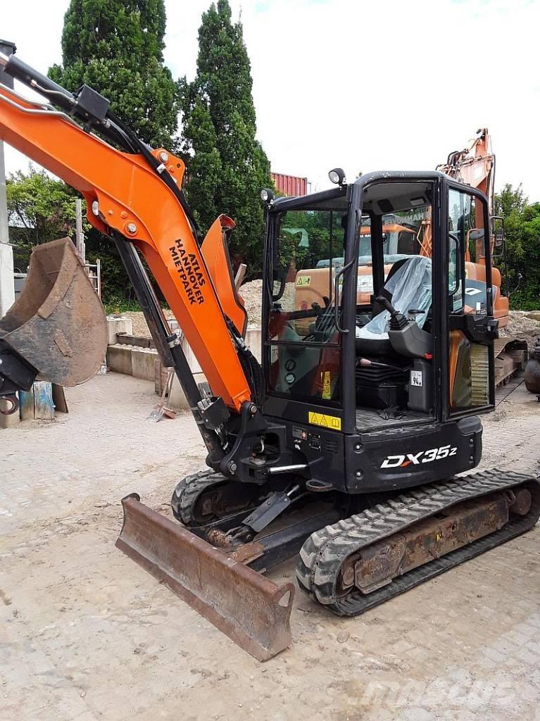 Doosan DX 35 Z Mini kotrók < 7t
