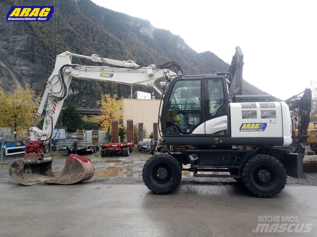 Hitachi ZX 140 W-6 Gumikerekes kotrók