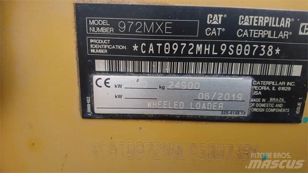 CAT 972MXE Gumikerekes homlokrakodók