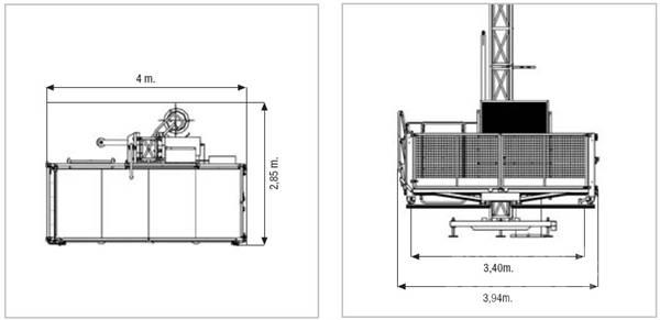 Camac ECP-1500 Személyemelők