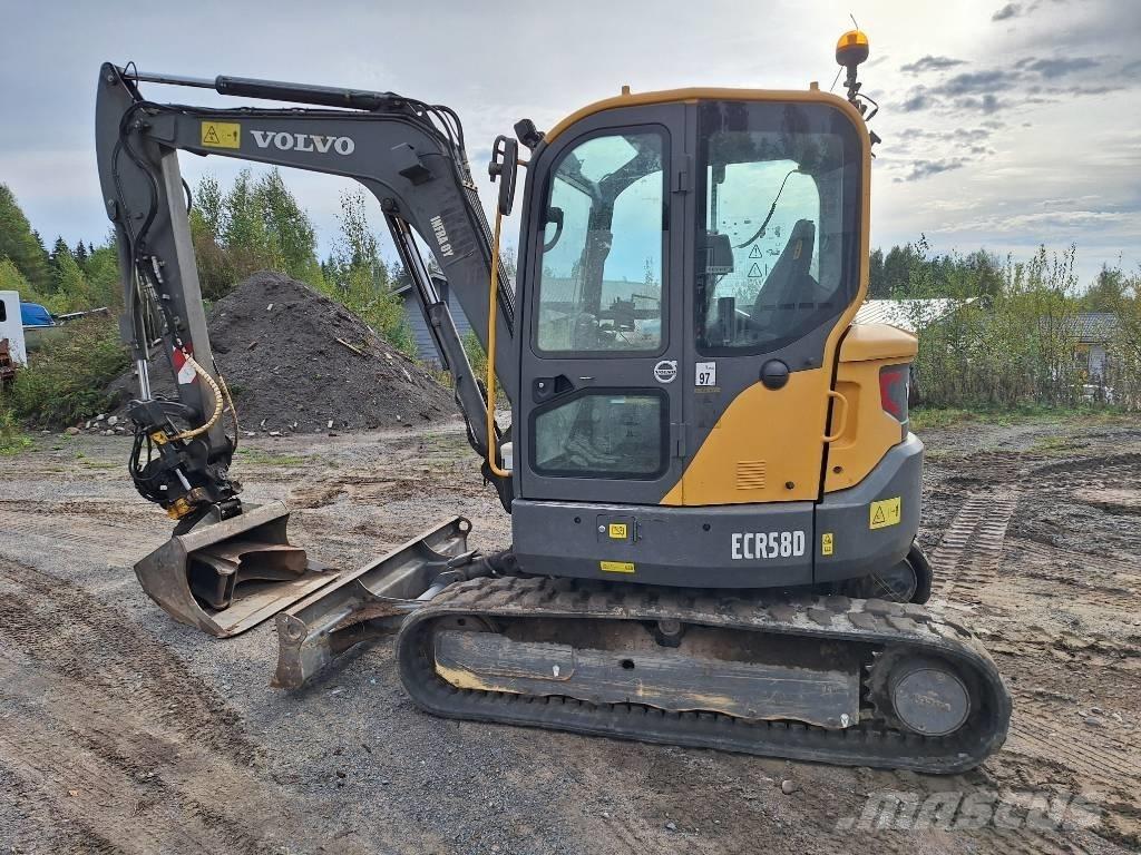 Volvo ECR 58 D Mini kotrók < 7t