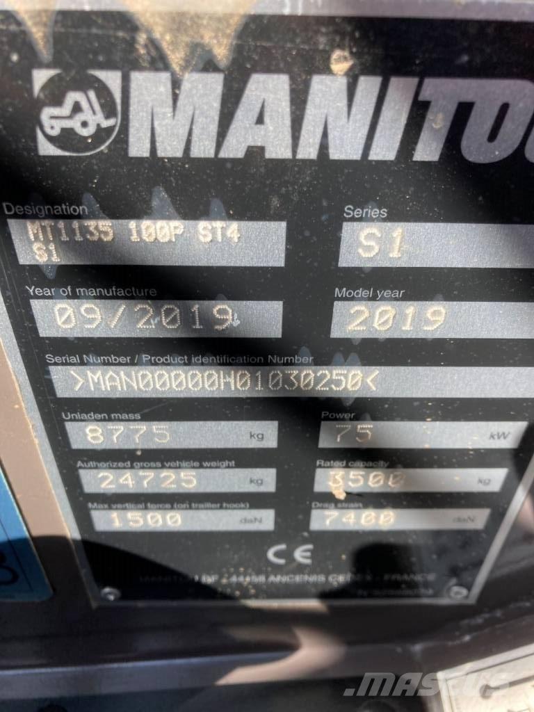 Manitou MT 1135 Teleszkópos rakodók