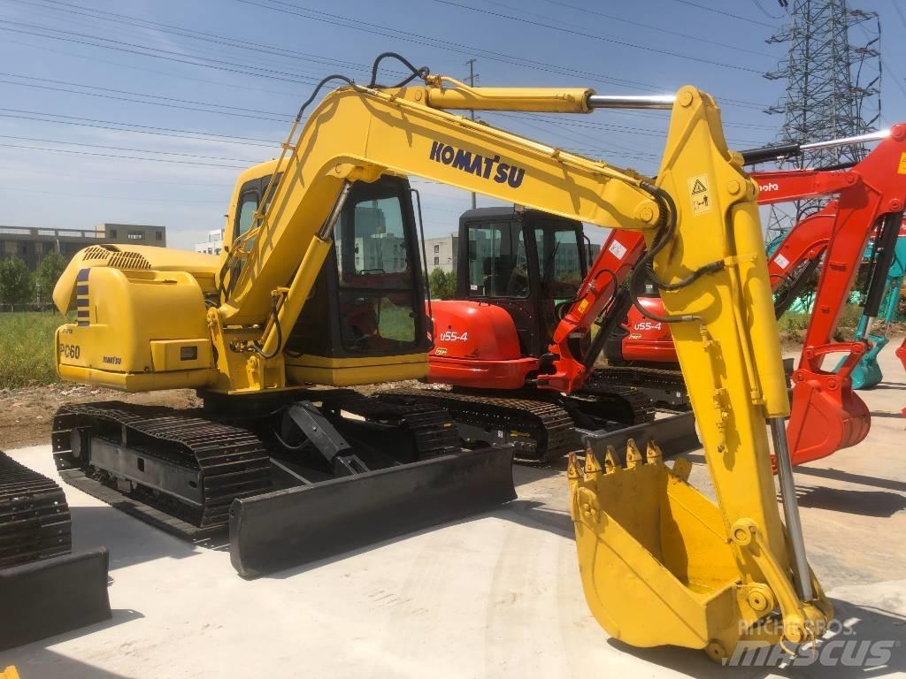 Komatsu PC 60 Lánctalpas kotrók