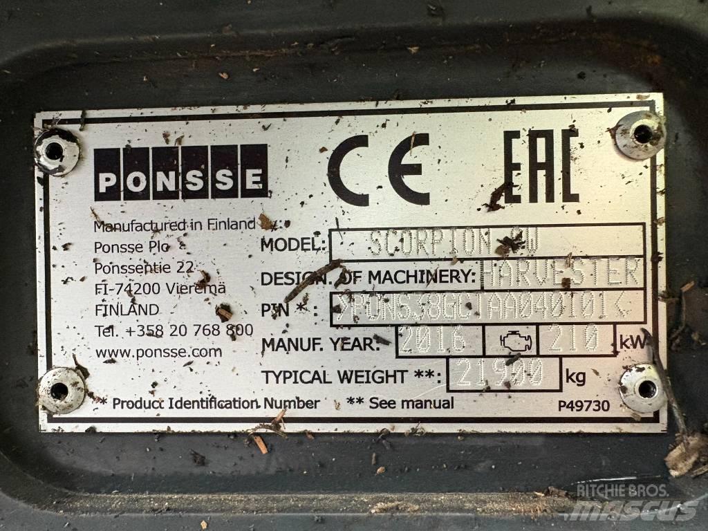 Ponsse Scorpion Betakarítók