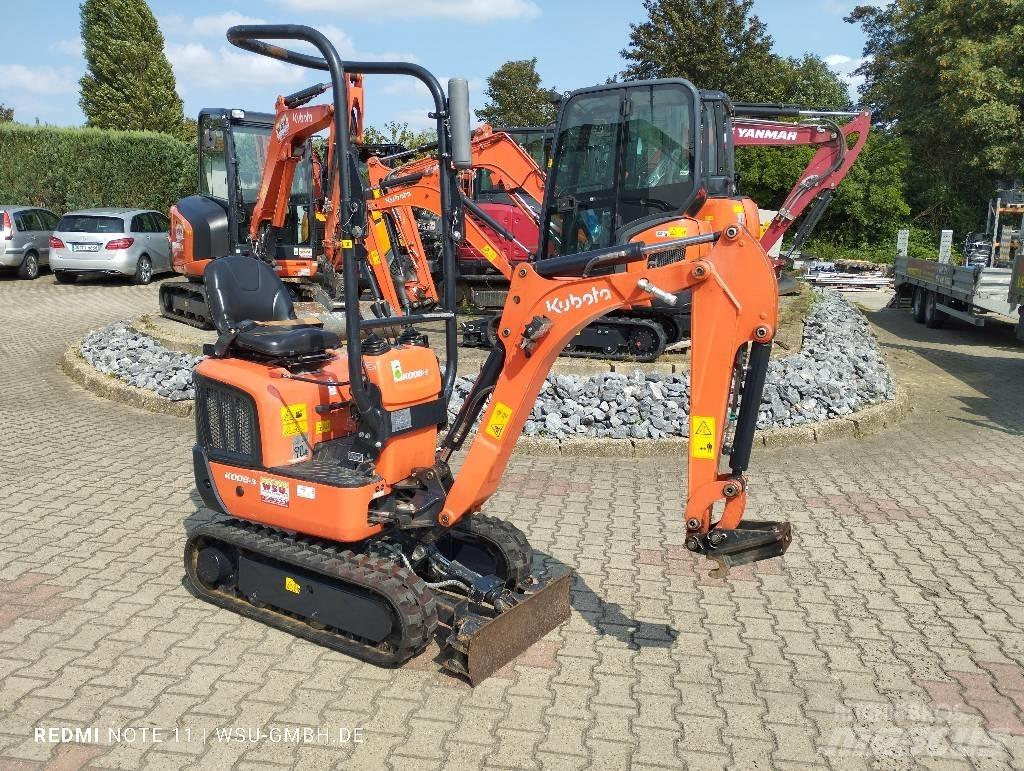Kubota K008-5 Mini kotrók < 7t