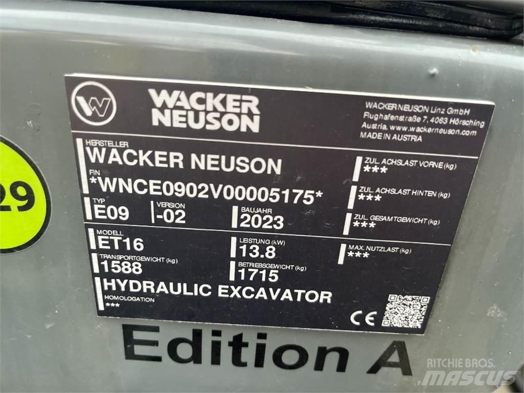 Wacker ET 16 Mini kotrók < 7t