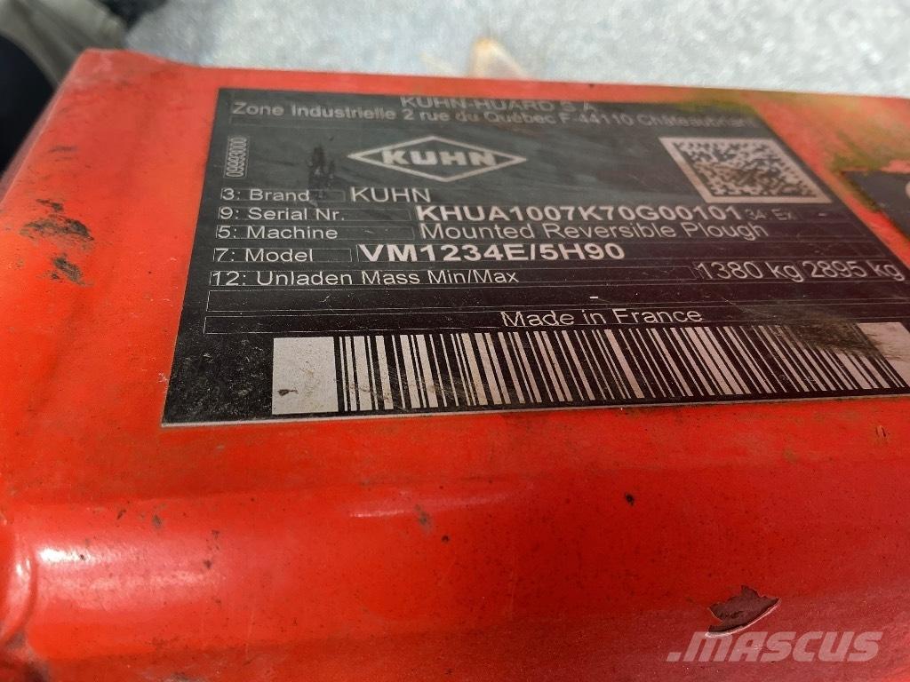 Kuhn Vari-Master 123 Váltvaforgató ekék