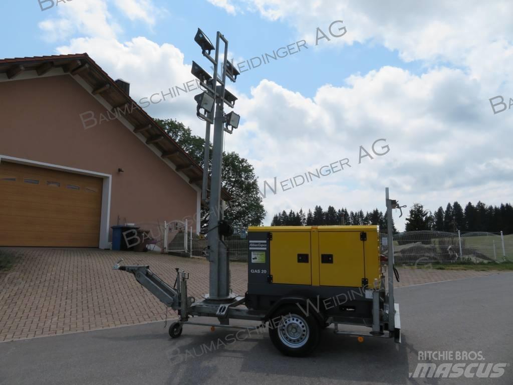 Atlas Copco QAS 20 Dízel áramfejlesztők