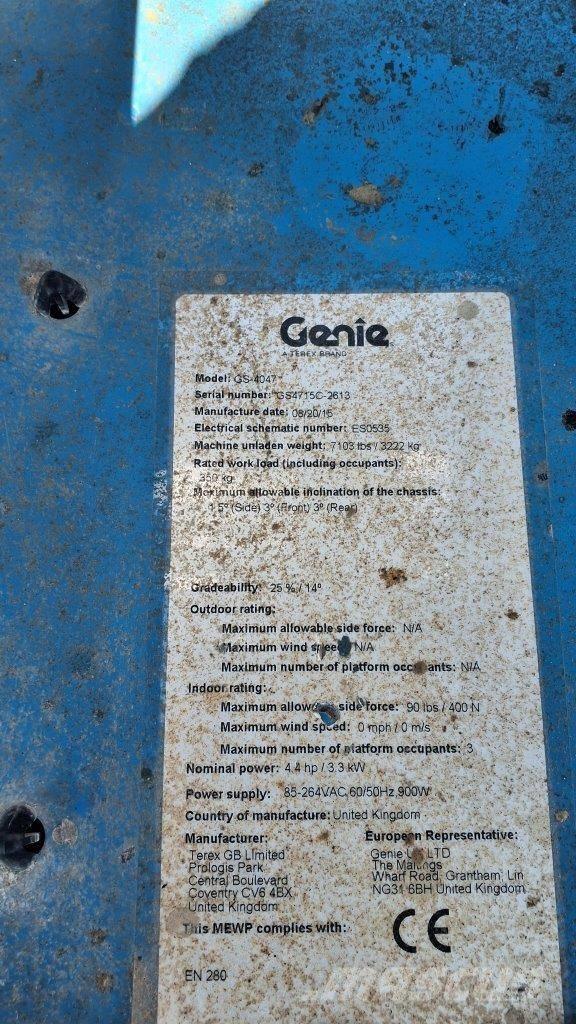 GENIE GS4047 Ollós emelők