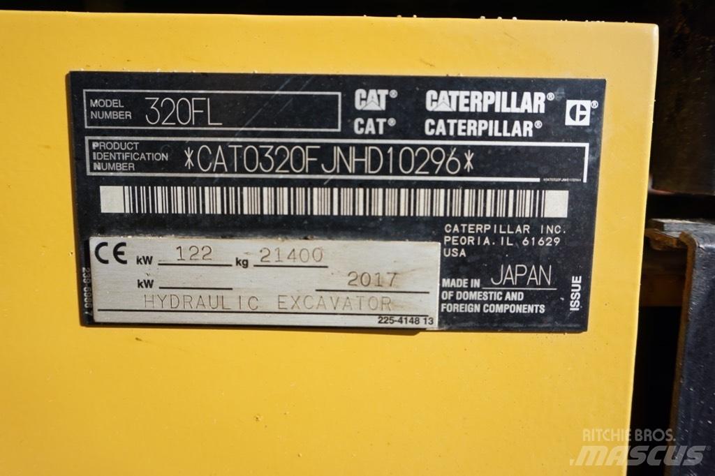 CAT 320 FL Lánctalpas kotrók