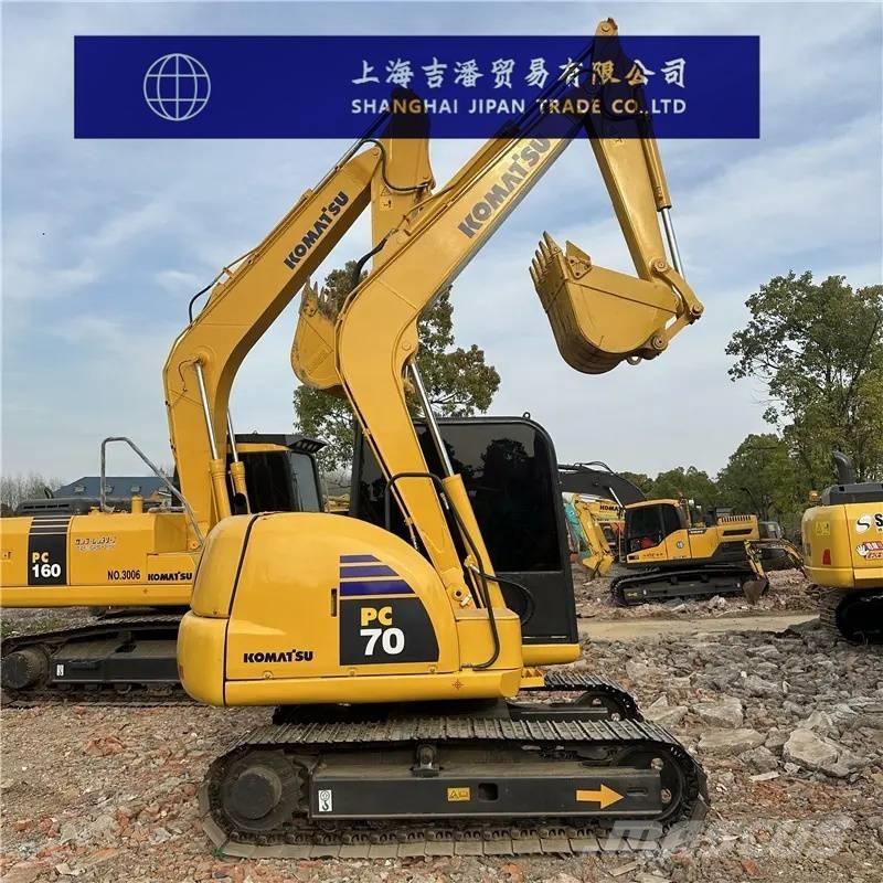 Komatsu PC 70 Mini kotrók < 7t