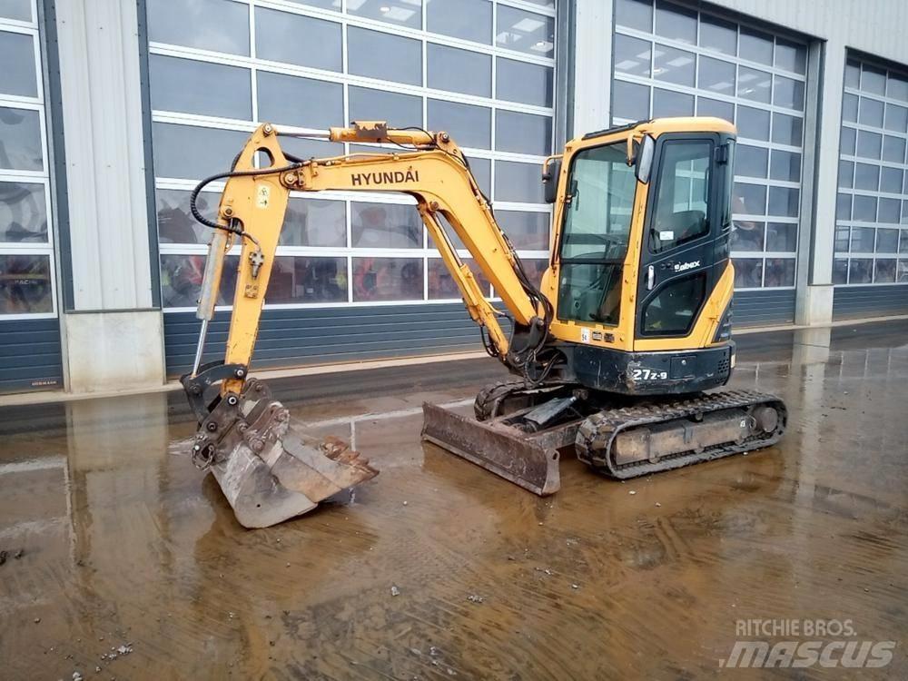 Hyundai Robex 27Z-9 Mini kotrók < 7t