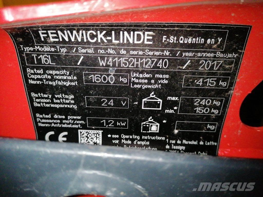 Linde T16L Alacsony emelőkocsi