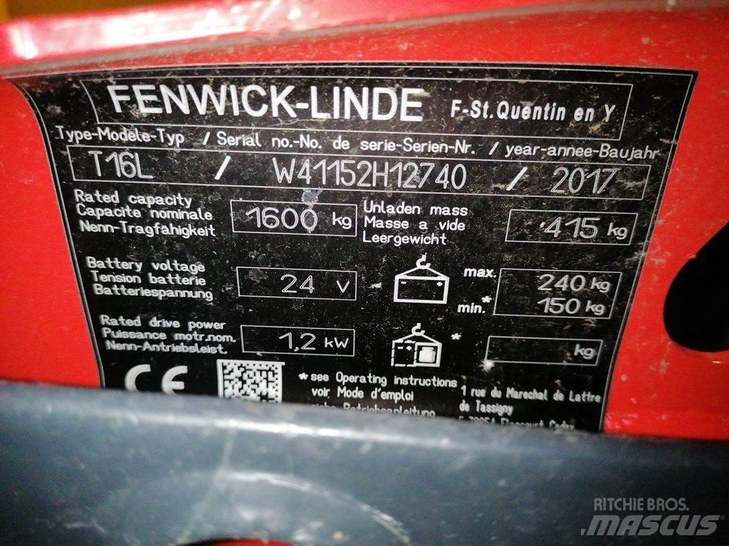 Linde T16L Alacsony emelőkocsi