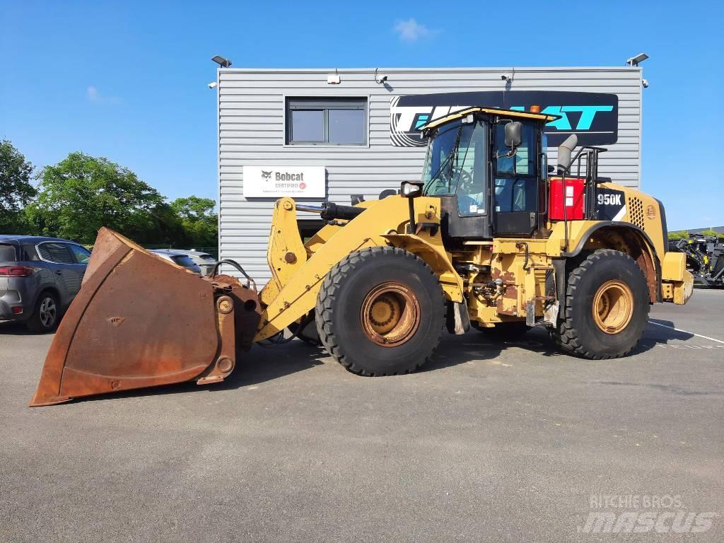 CAT 950 K Gumikerekes homlokrakodók