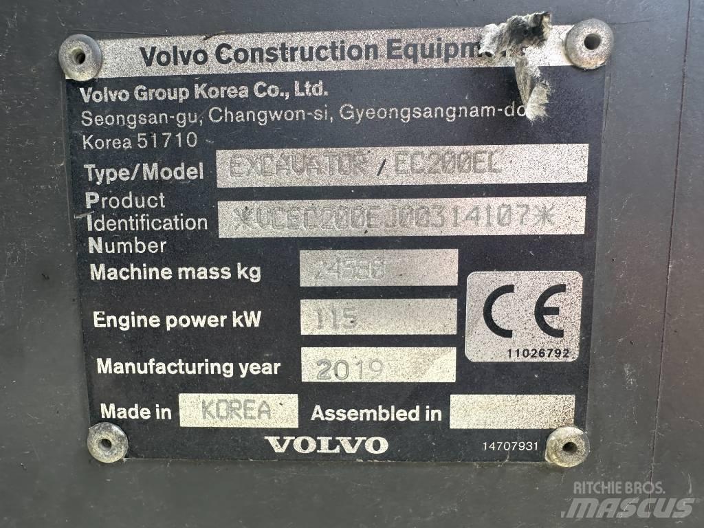 Volvo EC 200 EL Lánctalpas kotrók