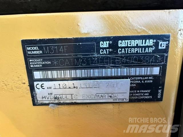 CAT M 314 F Gumikerekes kotrók