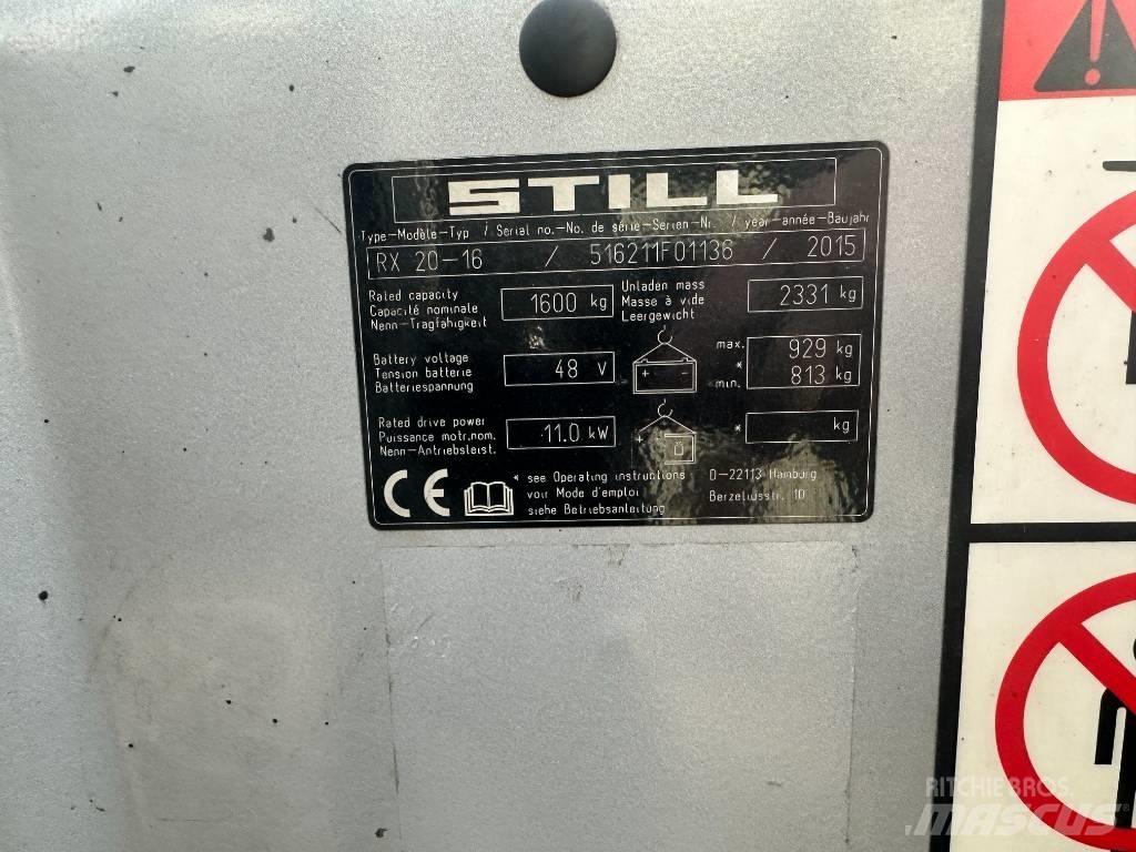 Still RX20-15 Elektromos targoncák