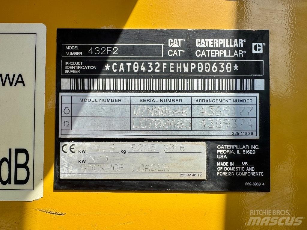 CAT 432F2 Kotrórakodók