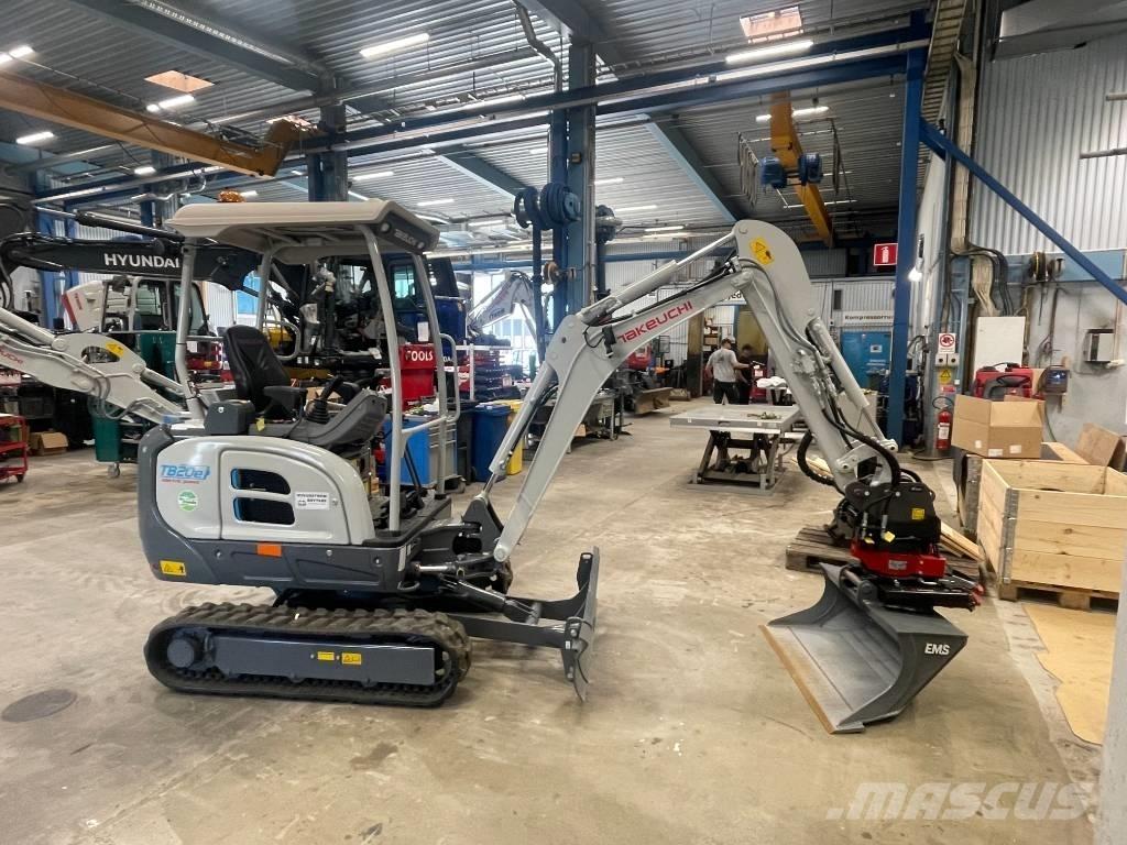 Takeuchi TB 20 E Mini kotrók < 7t