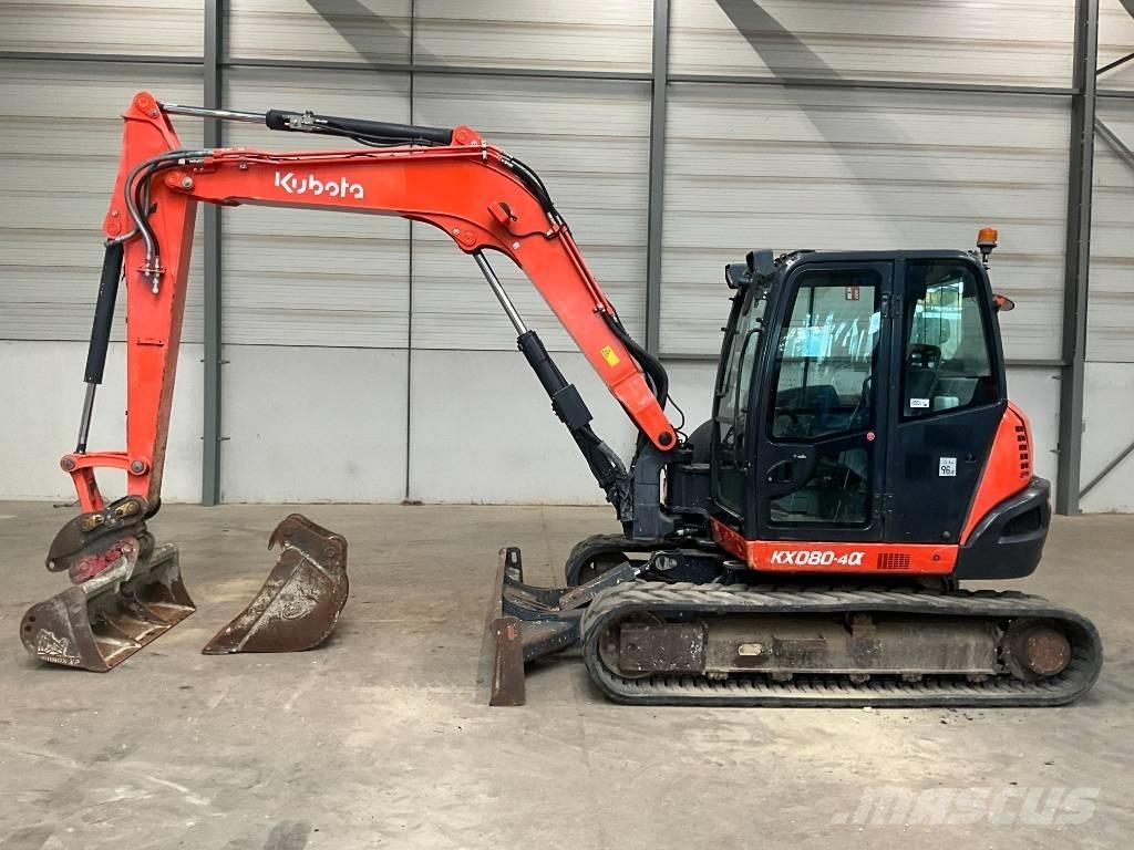 Kubota KX 080-4 A Közepes (midi) kotrók 7 t - 12 t
