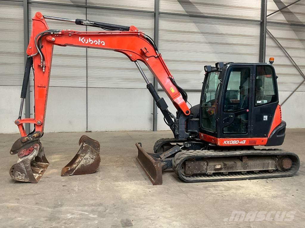 Kubota KX 080-4 A Közepes (midi) kotrók 7 t - 12 t