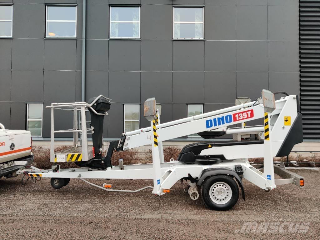 Dino 135 T Skylift Pótkocsira szerelt emelők és állványok