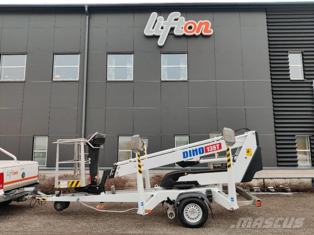 Dino 135 T Skylift Pótkocsira szerelt emelők és állványok