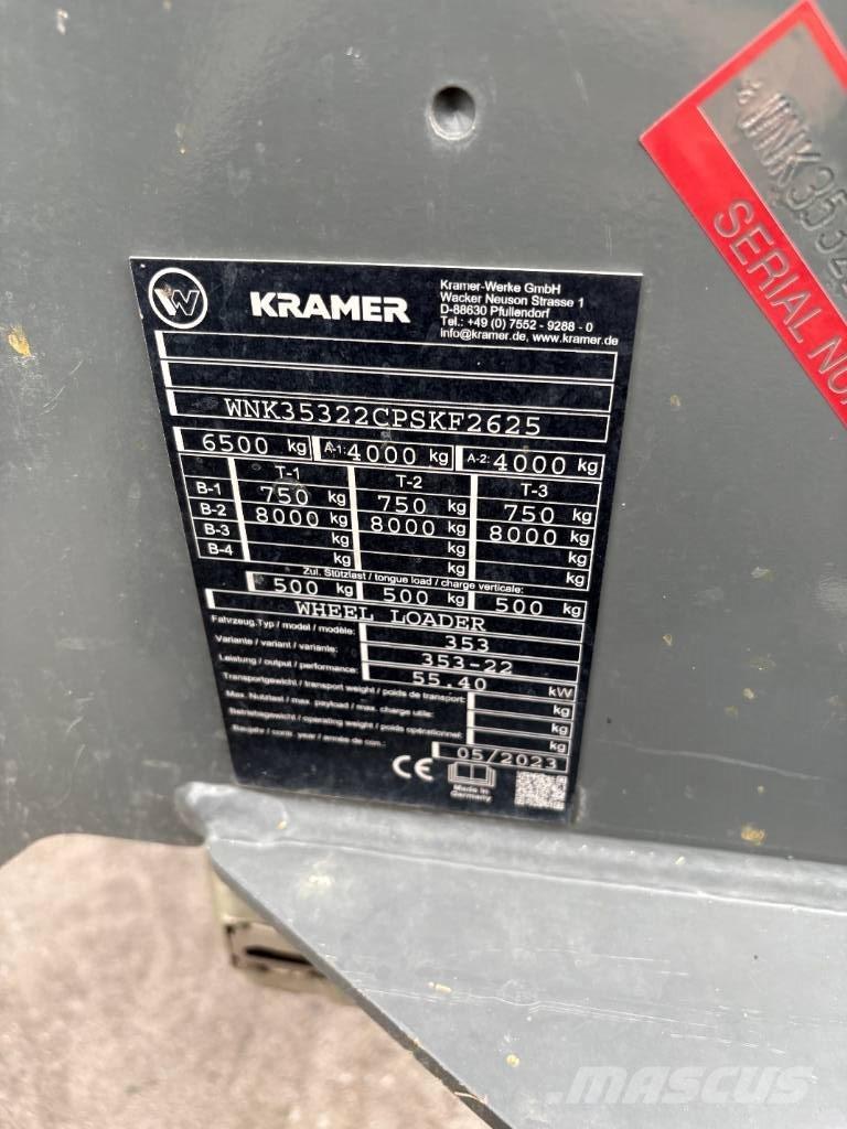 Kramer 5085 Gumikerekes homlokrakodók