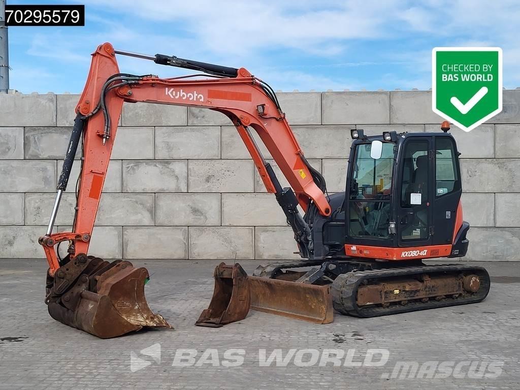 Kubota KX080-4a Mini kotrók < 7t