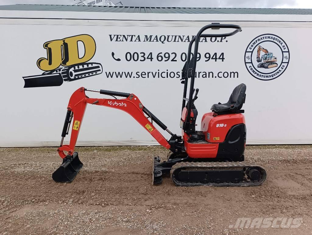 Kubota U 10 Mini kotrók < 7t