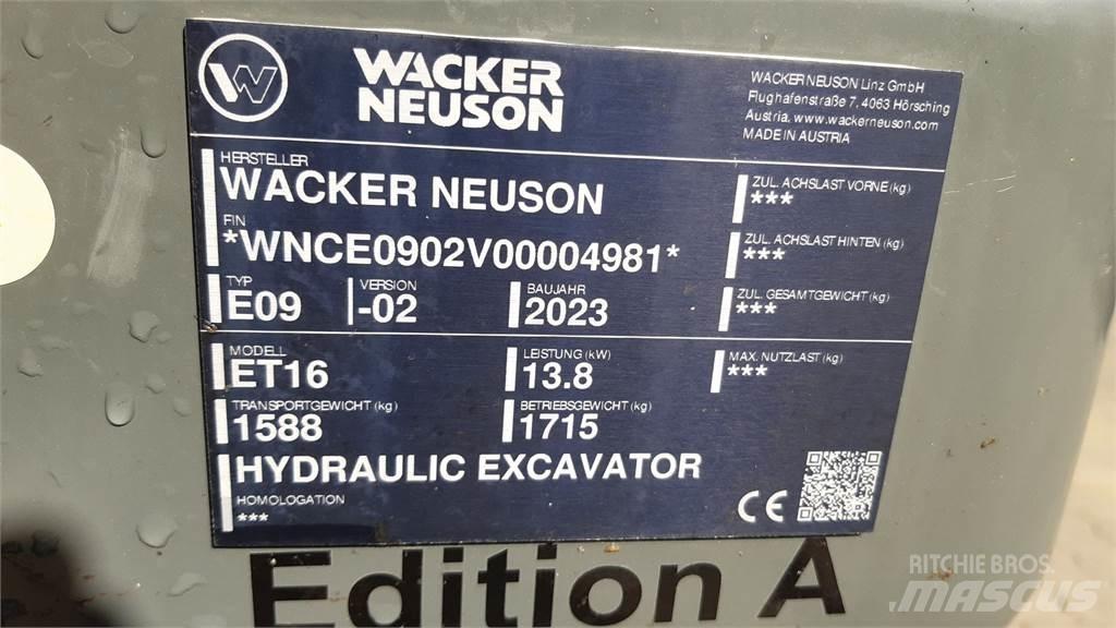 Wacker Neuson ET16 Lánctalpas kotrók