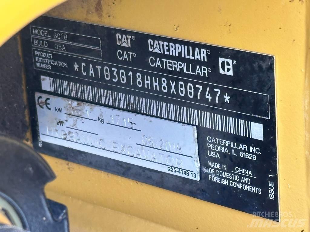 CAT 301.8 Mini kotrók < 7t