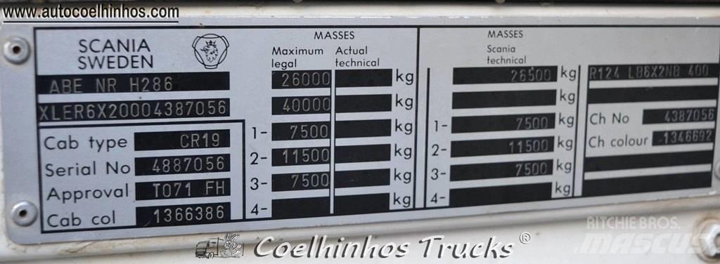 Scania 124L 400 Fülkés alváz