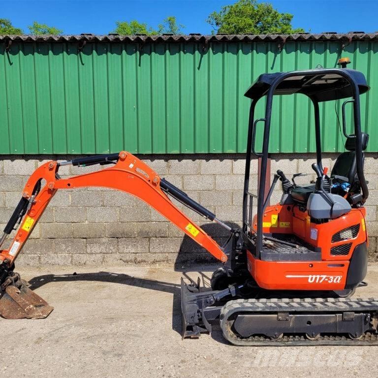 Kubota U17-3a Mini kotrók < 7t