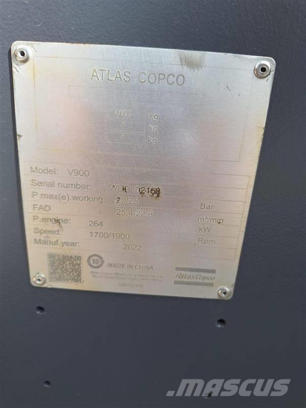 Atlas Copco V900 Kompresszorok