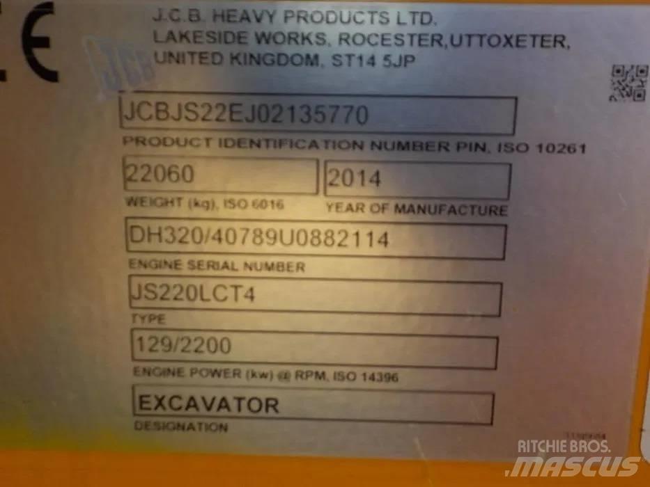 JCB JS220LC Lánctalpas kotrók
