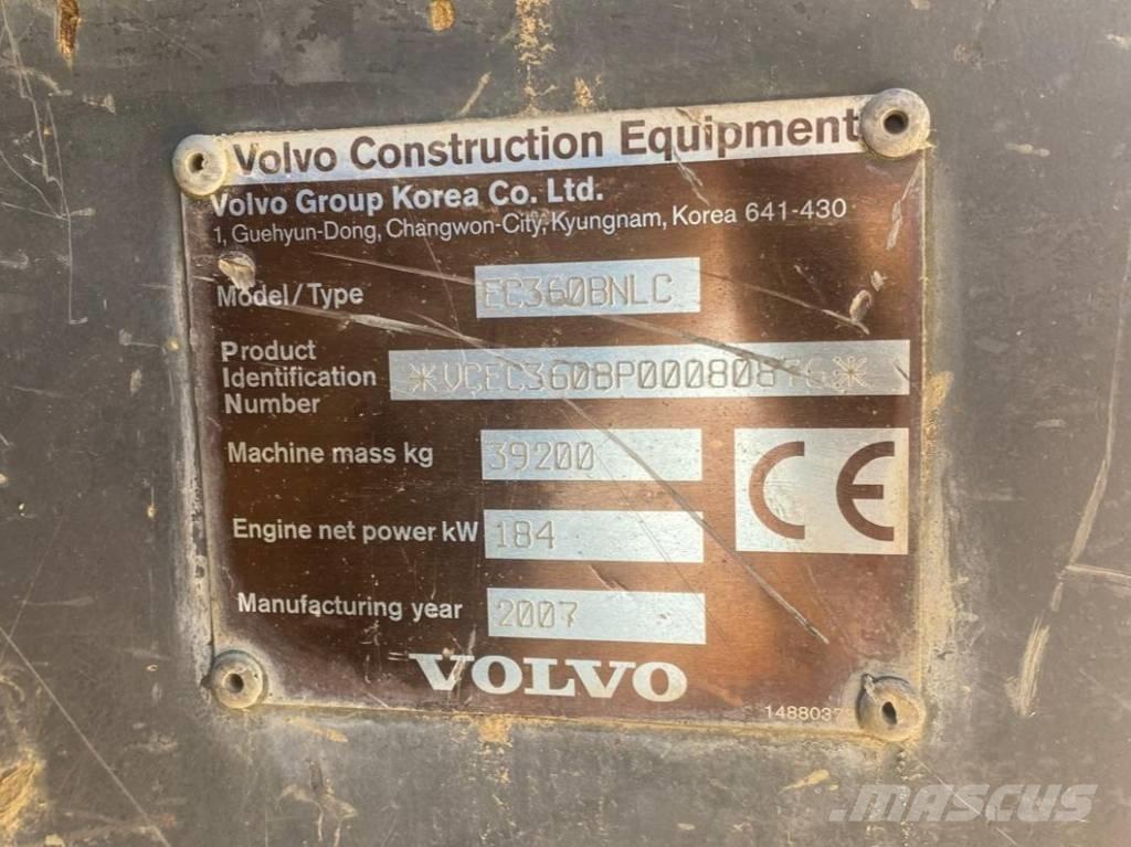 Volvo EC 360 B N L Lánctalpas kotrók
