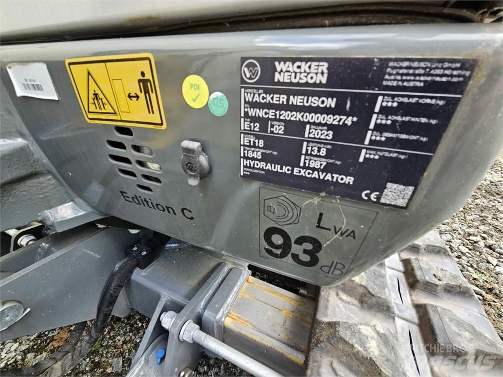 Wacker ET 18 Mini kotrók < 7t