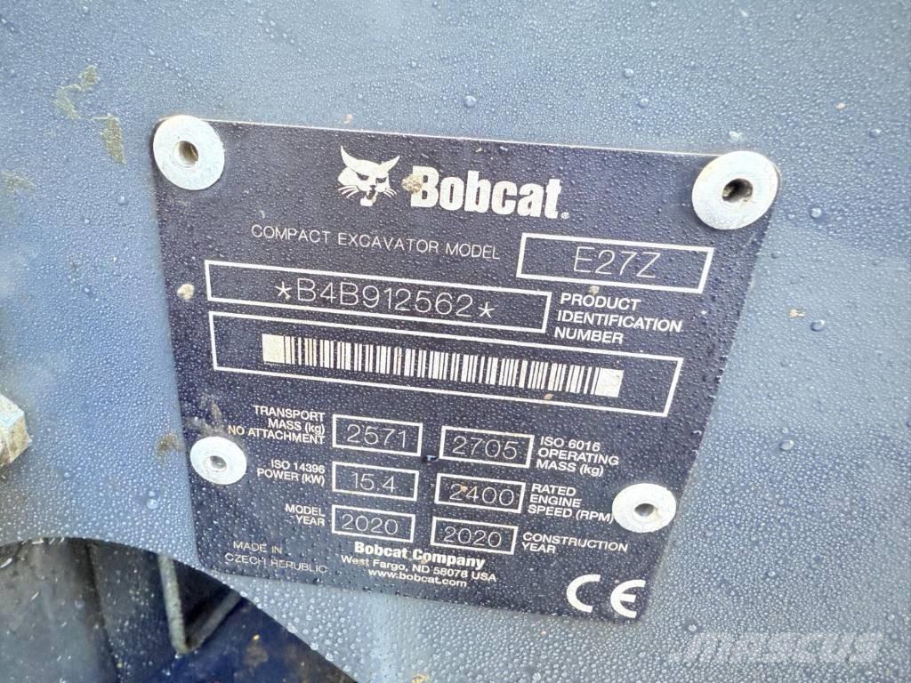 Bobcat E 27z Mini kotrók < 7t