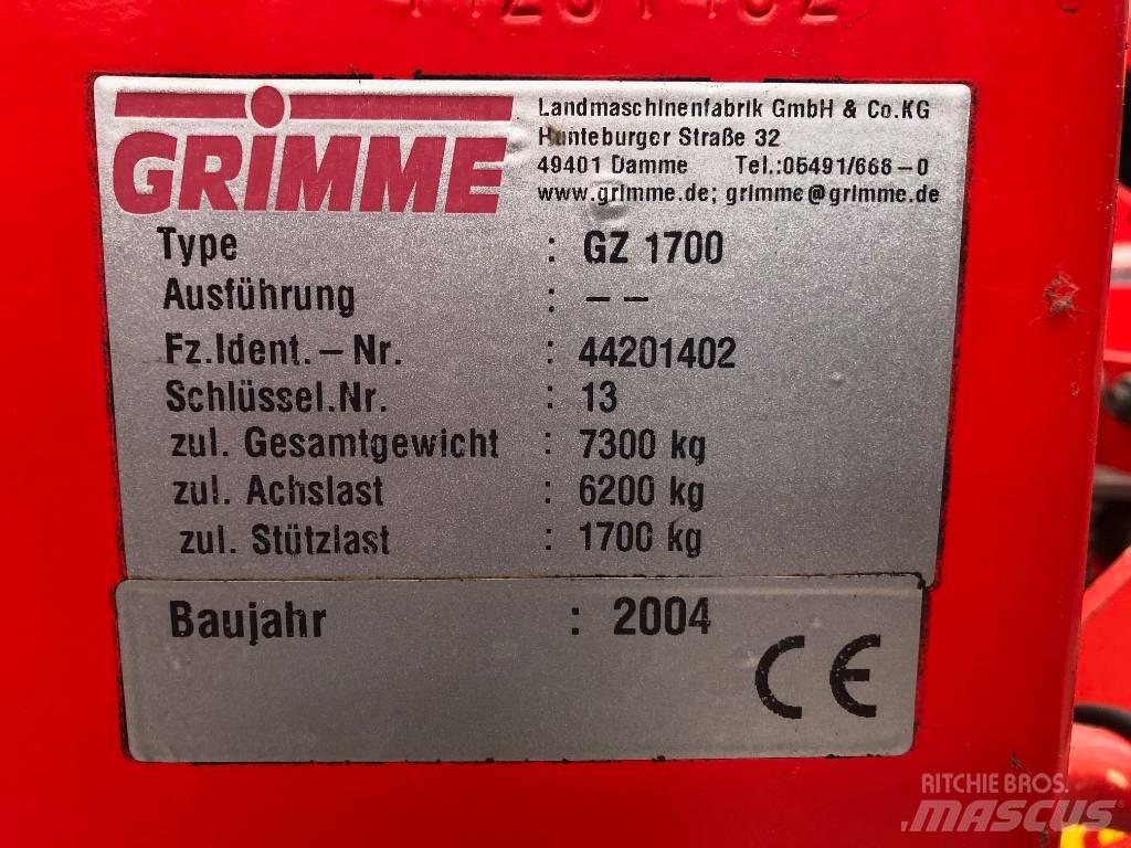 Grimme GZ 1700 Burgonya kombájnok és kiszedők