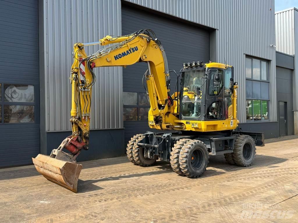 Komatsu PW118MR-11 Gumikerekes kotrók