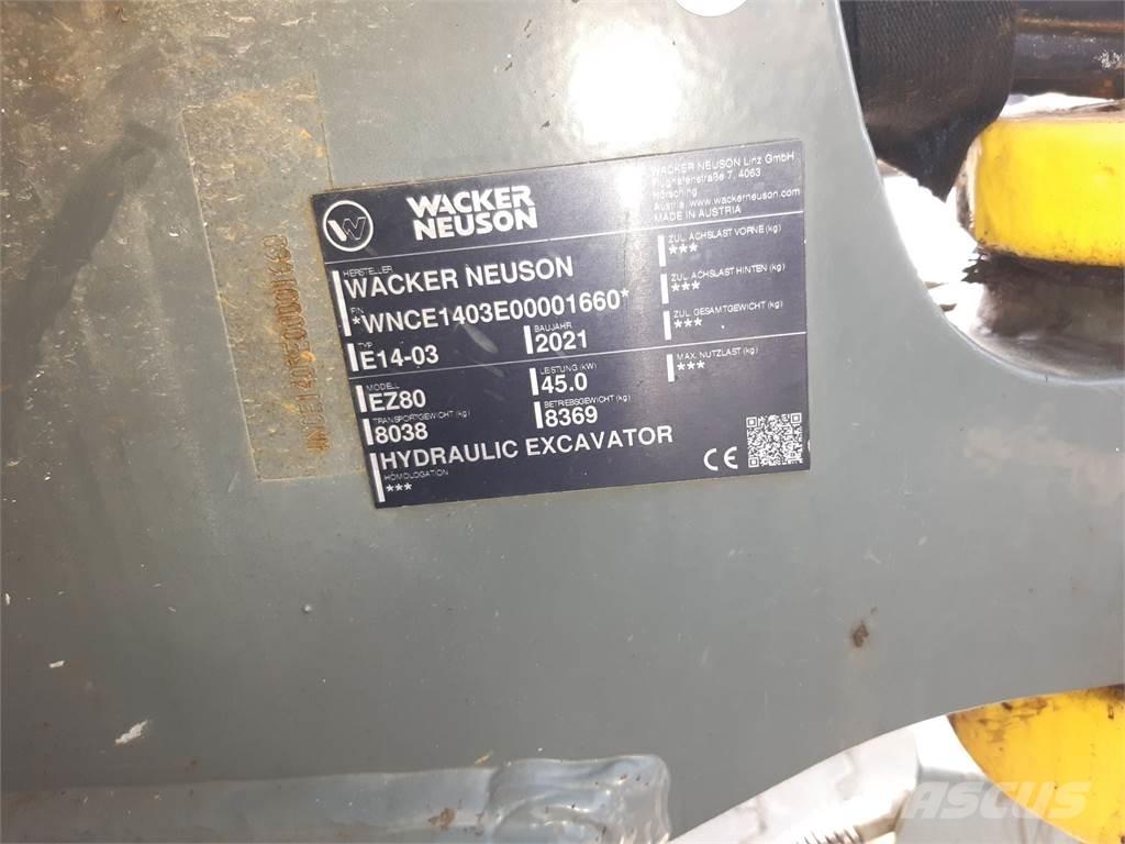 Wacker Neuson EZ80 Lánctalpas kotrók